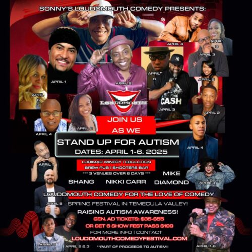 LouddMouth Spring Acts Collage Flyer (Facebook Post)