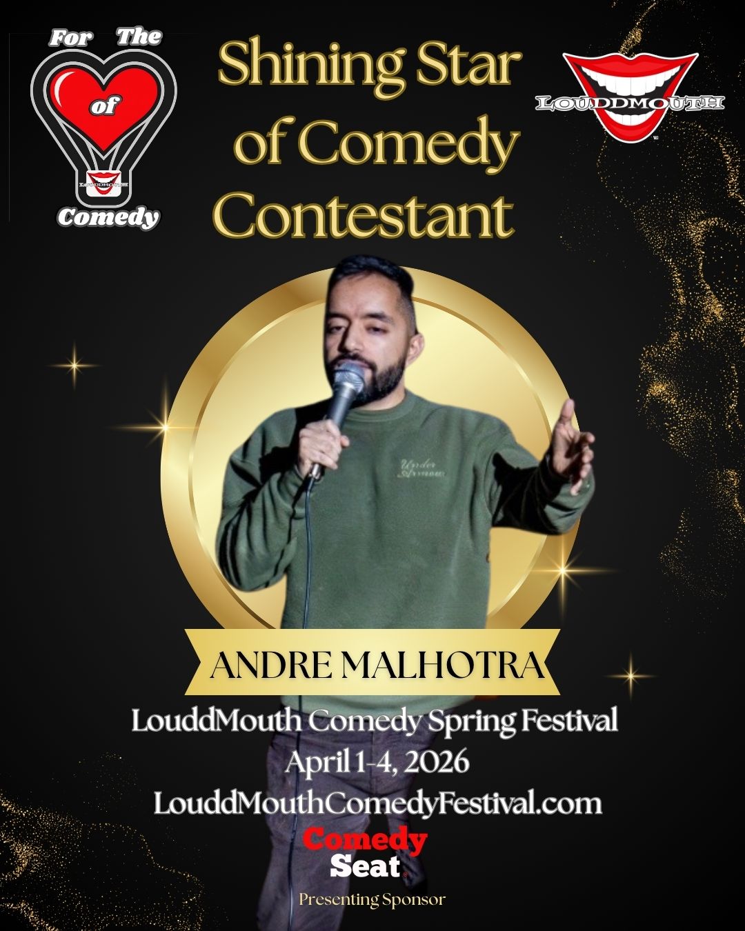 Comedian Andre Malhotra